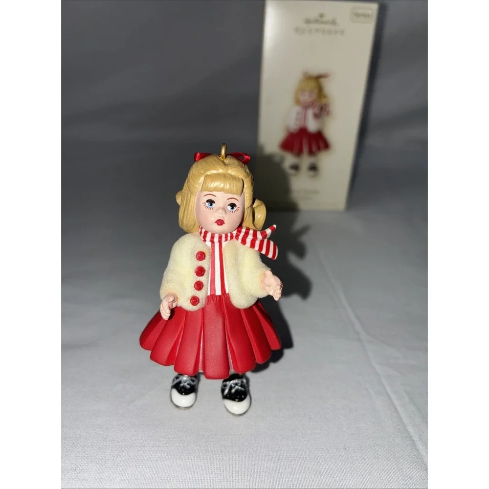 Hallmark Keepsake Madame Alexander Ornaments Christmas Tea Cherry Parfait 2pc
